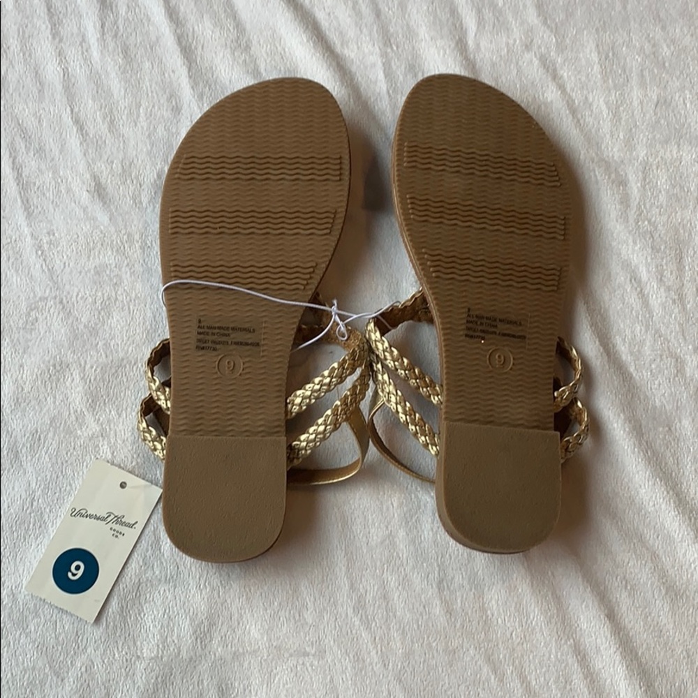 Anabel Braided Thong Ankle Strap Sandals - Picture 2 of 2